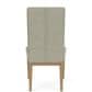 Shannon Hills Davie Dining Table with Leaf and 6 Upholstered Dining Side Chairs in Pale Oak, , large