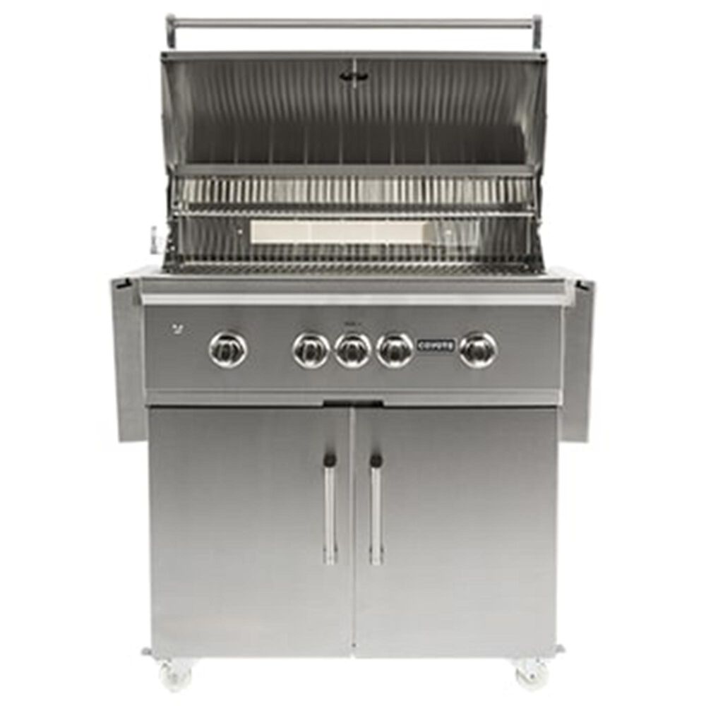 Coyote Outdoor 36" Cart for Gas Grill in Stainless Steel, , large