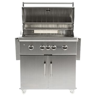 Coyote Outdoor 36" Cart for Gas Grill in Stainless Steel, , large