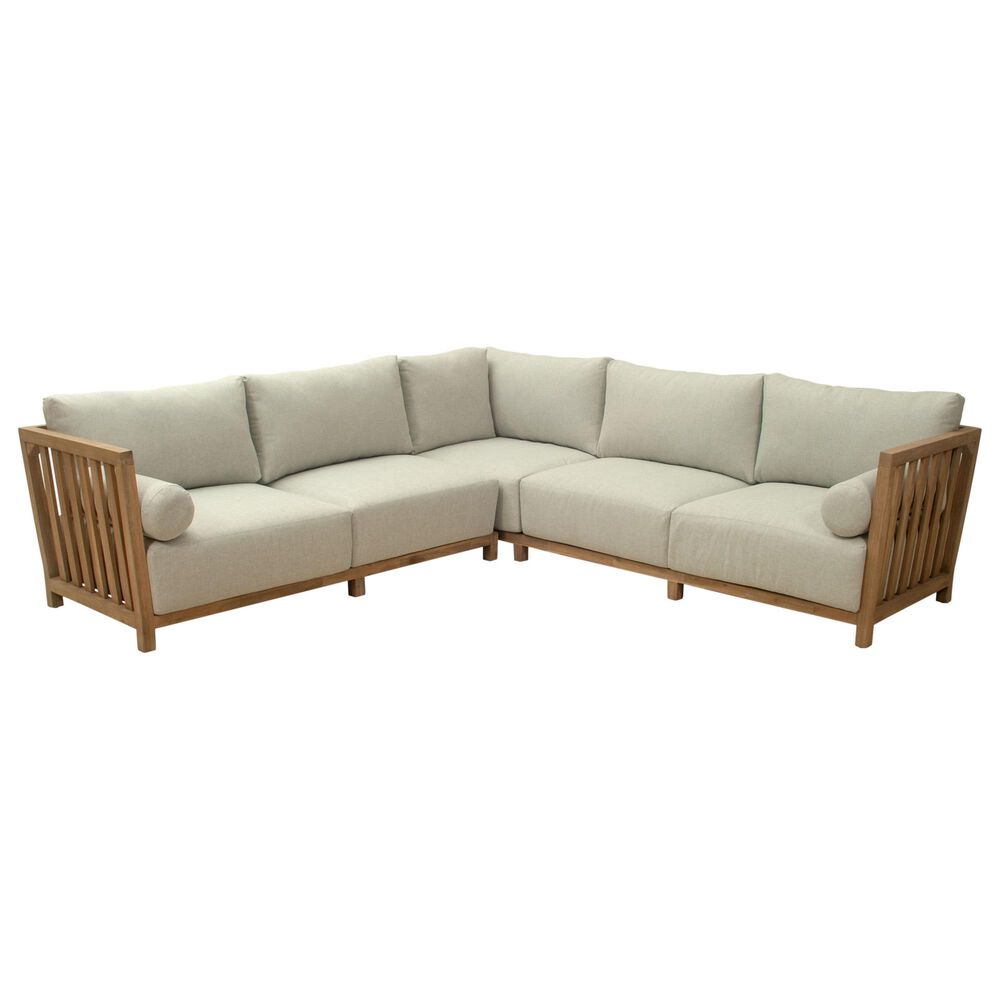 Zuo Modern Teras 2-Piece Outdoor Sectional Set in Gray, , large
