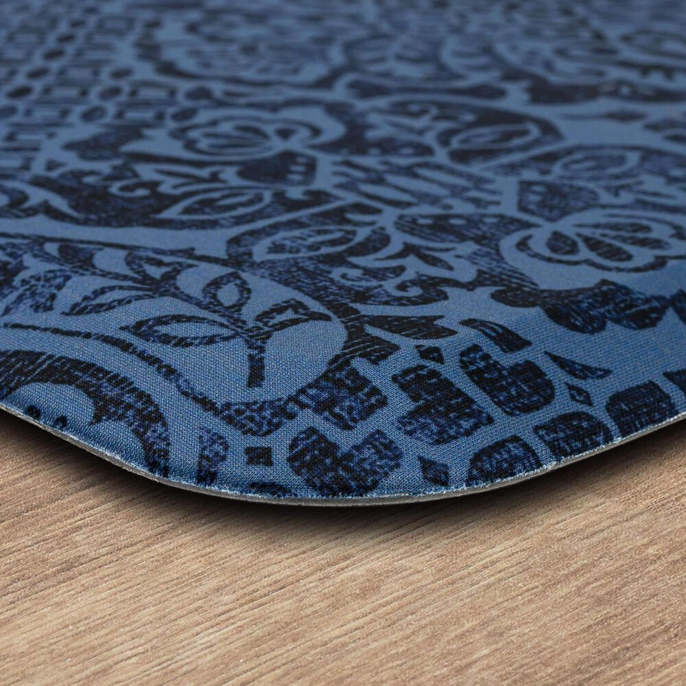 Mohawk Dri-Pro Deluxe Damask Nouveau 1&#39;8&quot; x 3&#39;6&quot; Blue Area Rug, , large