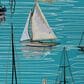 Dalyn Rug Company Harbor 9" x 12" Teal Indoor/Outdoor Area Rug, , large