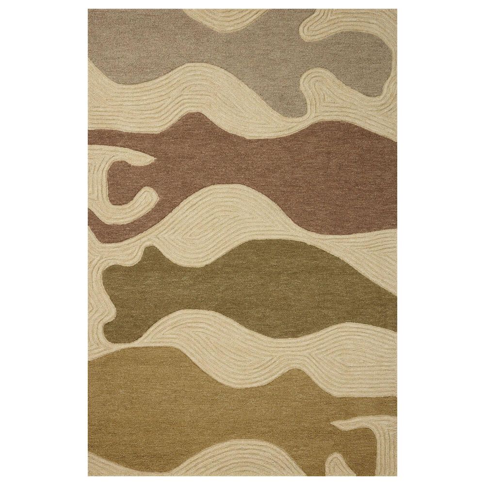 Loloi Madi Linen and Multicolor 8"6" x 11"6" Area Rug, , large