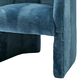 Massoud Sophie Arm Chair in Shorn Denim, , large