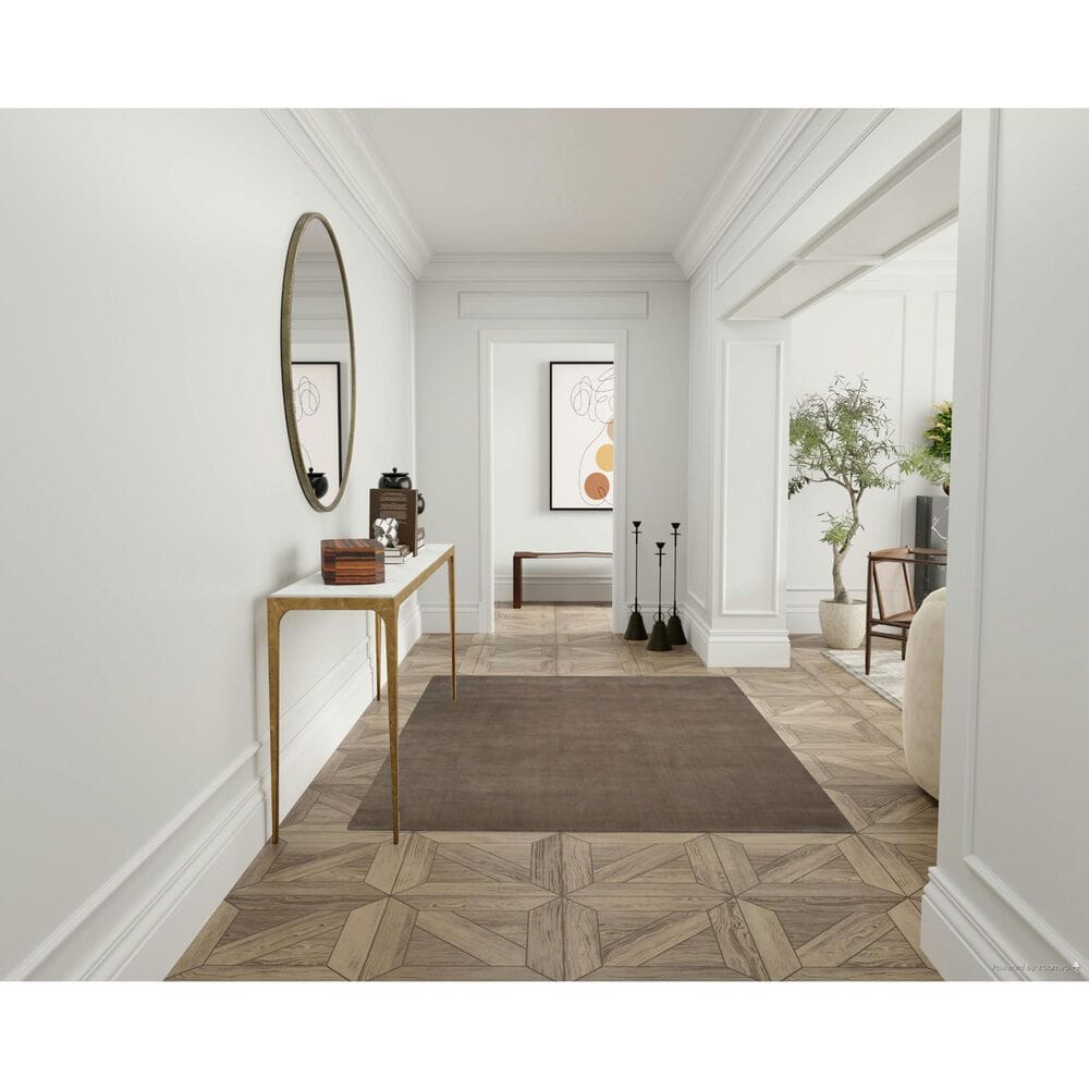 Nourison Plush Cloud 5&#39;3&quot; x 7&#39;3&quot; Taupe Area Rug, , large
