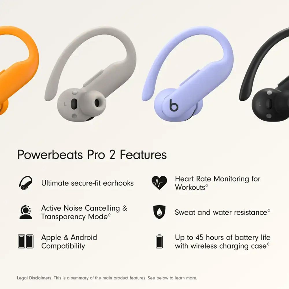 Beats Powerbeats Pro 2 - True Wireless Active Noise Canceling Earbuds in Electric Orange, , large