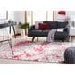 Safavieh Madison MAD425R 6" x 9" Grey and Red Area Rug, , large