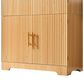 HOMLUX 72" Tall Arched Kitchen Pantry Cabinet in Natural, , large