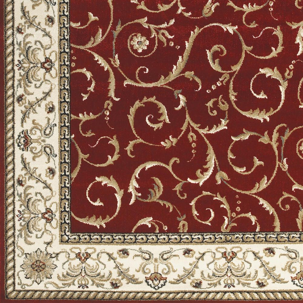 Radici USA Como 1599 Red 3'3" x 4'11" Area Rug, , large