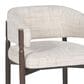 Vanguard Furniture Rendition Stocked Arm Chair with Reynolds Linen Upholstery in Peppercorn, , large