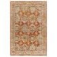Surya Mona Lisa 5"3" Round Brick Red, Mustard, Tan, Sage, Dark Blue, Olive and Burgundy Area Rug, , large