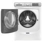 Maytag 5 Cu. Ft. Front Load Washer and 7.3 Cu. Ft. Gas Dryer Laundry Pair with Pedestal in White, , large