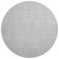 Dalyn Rug Company The Reserve TR12 Silver 8" Round Indoor/Outdoor Area Rug, , large
