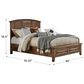 Archbold Furniture Carson King Storage Bed in Maple Bark, , large