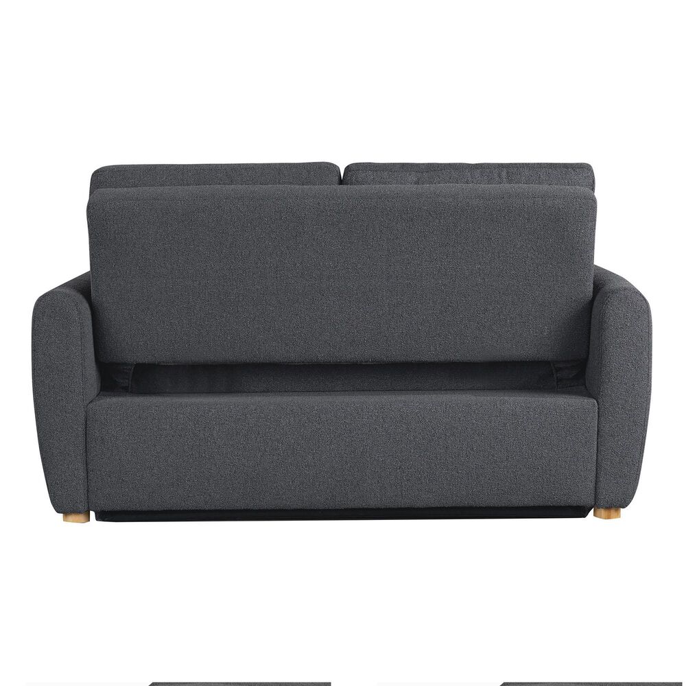 Serta Galloway Convertible Sofa in Charcoal, , large