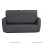 Serta Galloway Convertible Sofa in Charcoal, , large