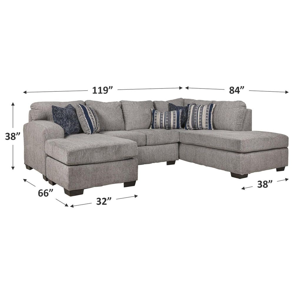 Arapahoe Home 3-Piece Sectional in Brita Platinum, , large