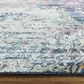 Safavieh Aria Damask 2" x 8" Blue and Multicolor Runner, , large