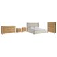 Universal Furniture Avaline Queen Upholstered Storage Bed with Dresser, Chest and Two Nightstands in Skylark with USB Ports and Outlets, , large