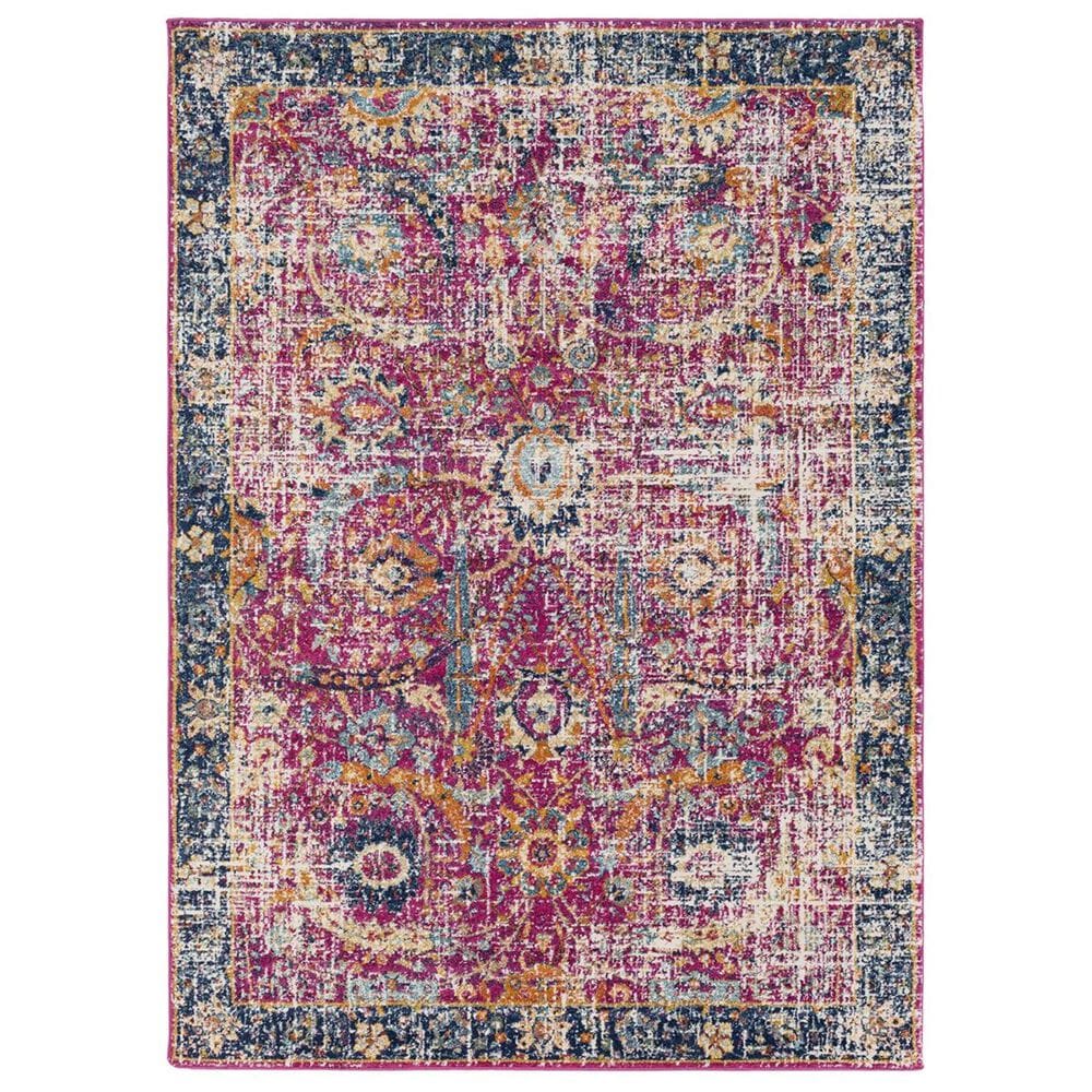 Surya Harput HAP-1013 5"3" x 7"3" Garnet, Blue and Teal Area Rug, , large