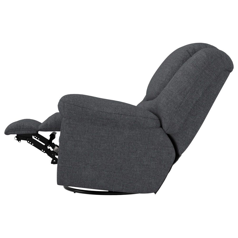 Catnapper Trifecta Swivel Rocker Recliner in Smoke, , large