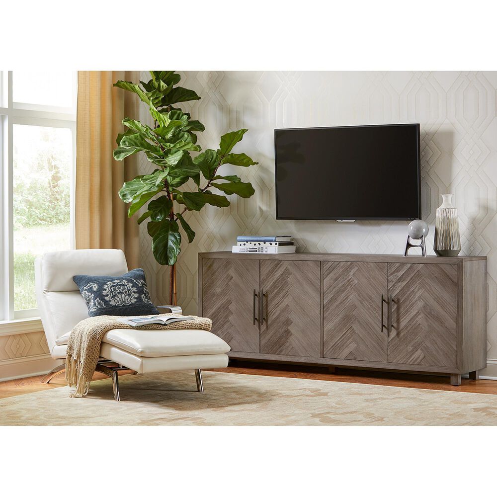 Wycliff Bay Palisades 80&quot; 4-Door Console in Brushed Gray, , large