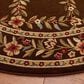 Safavieh Lyndhurst LNH557 5"3" Round Brown Area Rug, , large