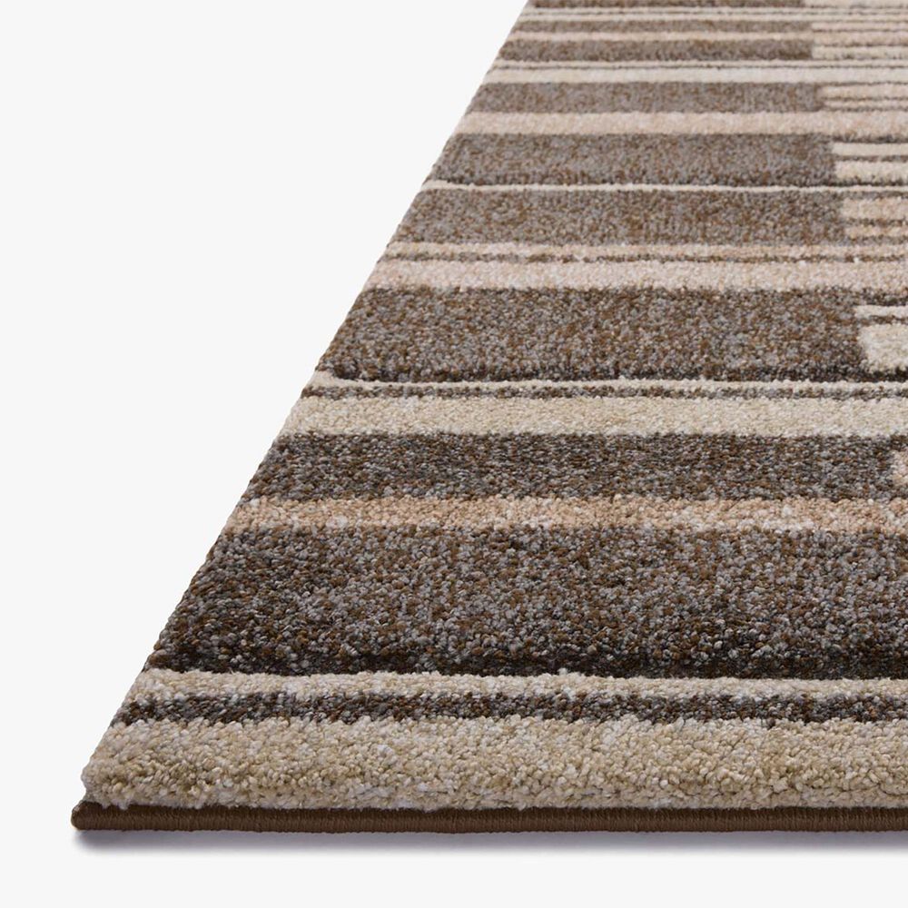 Loloi Silas 2&#39;7&quot; x 4&#39; Mocha and Champagne Area Rug, , large