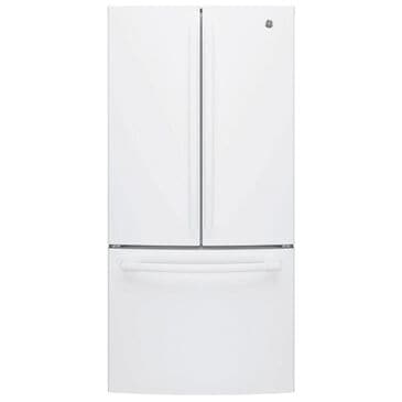 GE Appliances 24.8 Cu. Ft. French Door Refrigerator with Internal Water Dispenser in White, , large
