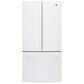 GE Appliances 24.8 Cu. Ft. French Door Refrigerator with Internal Water Dispenser in White, , large