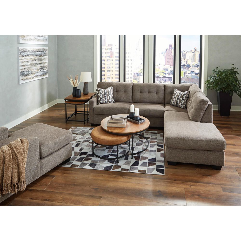 Ashley Mahoney Chaise in Chocolate, , large