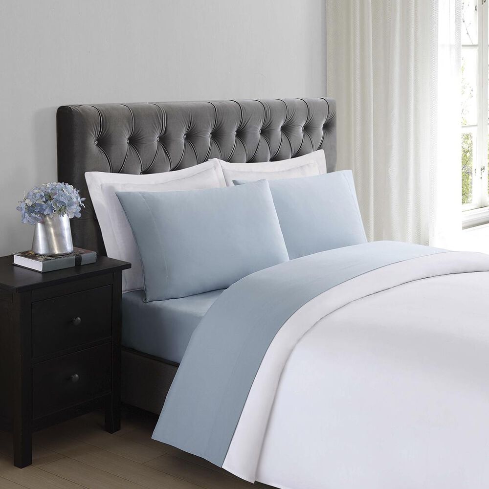 Pem America Truly Soft Everyday 3-Piece Twin XL Sheet Set in Light Blue, , large