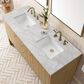 James Martin Vanities Hudson 60" Double Bathroom Vanity in Light Natural Oak with 3 cm Eternal Jasmine Pearl Silestone Top, Rectangular Sinks and FreePower Wireless Charger, , large