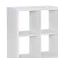 Linon Home Decor Galli 4-Shelf Bookcase in White, , large