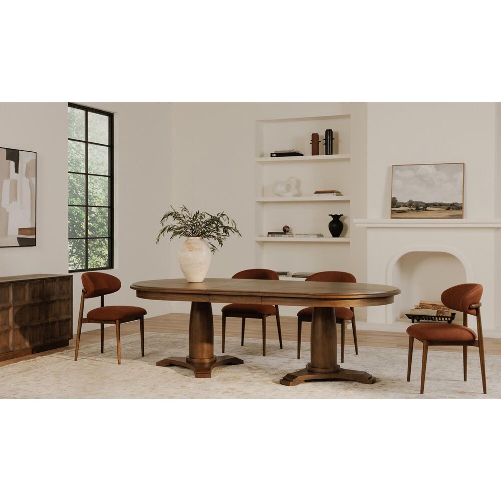 Moe's Home Collection Ellie Side Chair in Dark Espresso Brown, , large