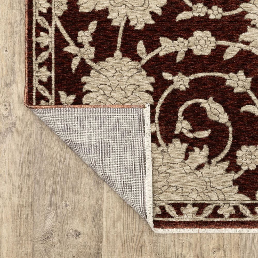 Oriental Weavers Capella Red and Beige 9&#39;10&quot; x 12&#39;10&quot; Area Rug, , large