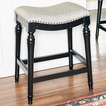 Parkerville Furniture Line Lockhart Black Counter Stool, , large