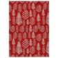 Dalyn Rug Company Wonderland WN21 3" x 5" Red Indoor/Outdoor Area Rug, , large