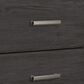 Signature Design by Ashley Belachime 2 Drawer Nightstand in Dark Charcoal, , large