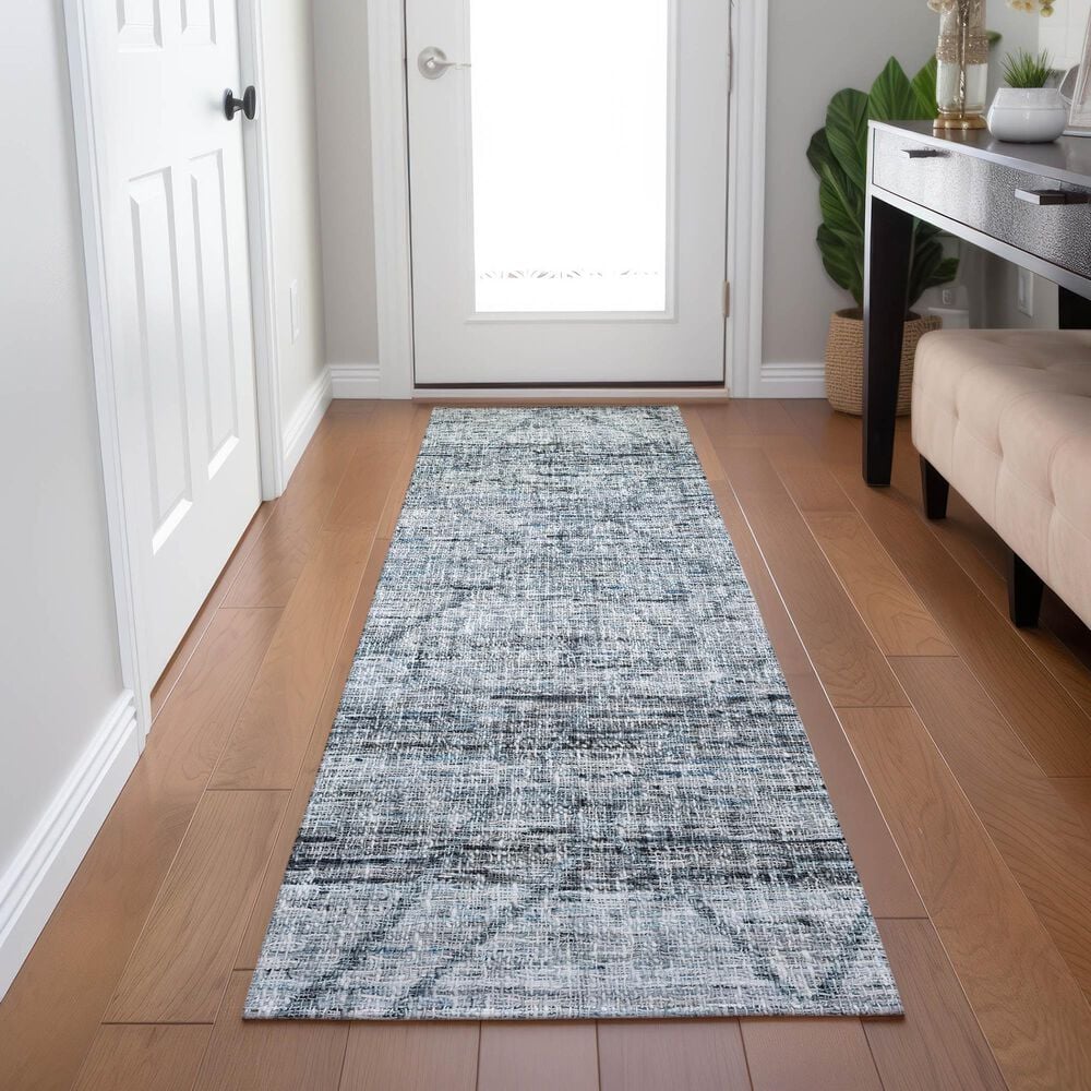 Dalyn Rug Company Portico PO1 Blue 2&#39;3&quot; x 7&#39;6&quot; Runner, , large