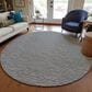 Dalyn Rug Company Laidley 8" Round Grey Indoor/Outdoor Area Rug, , large