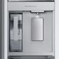 Samsung Bespoke Bespoke 24 Cu. Ft. French Door Refrigerator with Beverage Center - White Glass Top Panels and Grey Glass Bottom Door Panel Included, , large