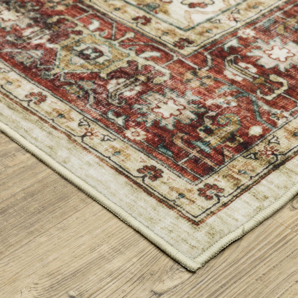 Oriental Weavers Sumter 2&#39; x 3&#39; Ivory and Red Area Rug, , large