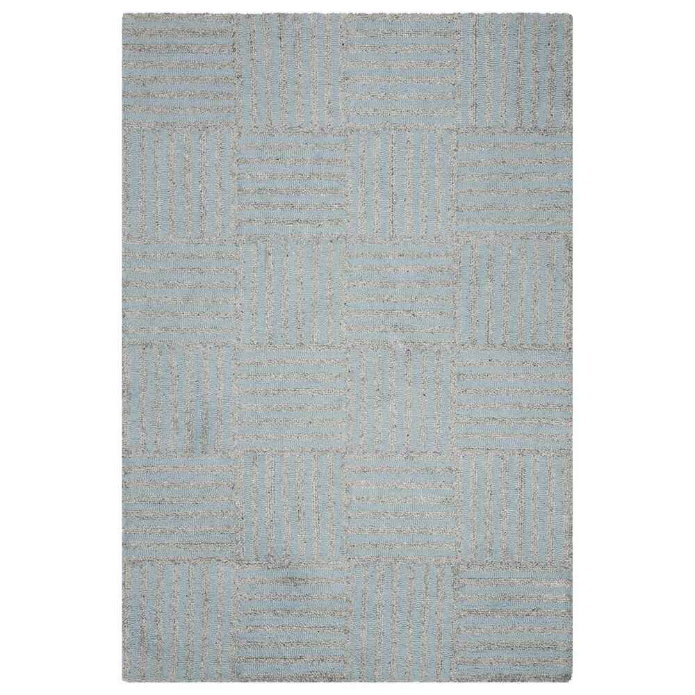 Safavieh Abstract 4' x 6' Blue and Grey Area Rug, , large