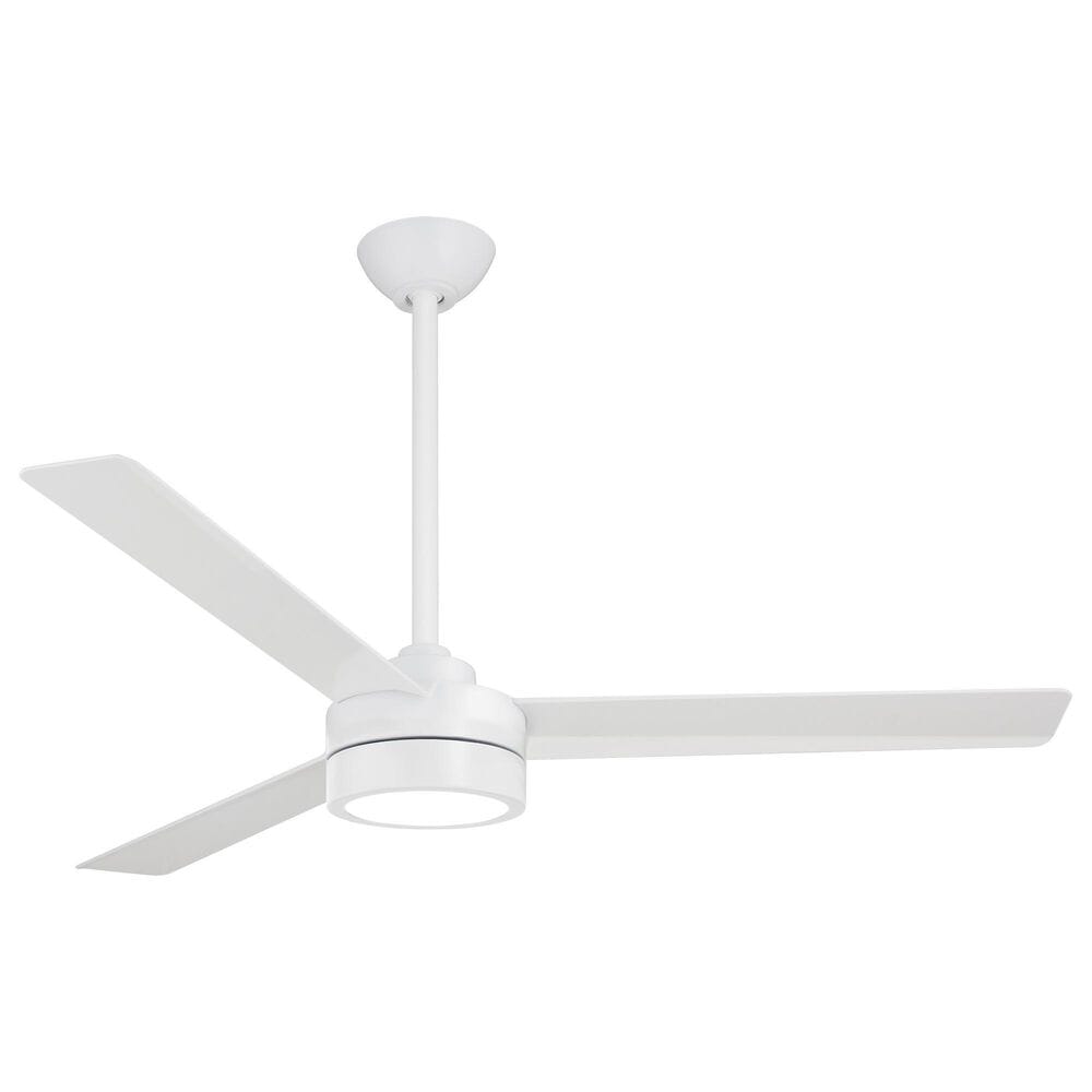 Minka-Aire Roto 52" Ceiling Fan with LED Light in Flat White, , large