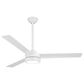 Minka-Aire Roto 52" Ceiling Fan with LED Light in Flat White, , large