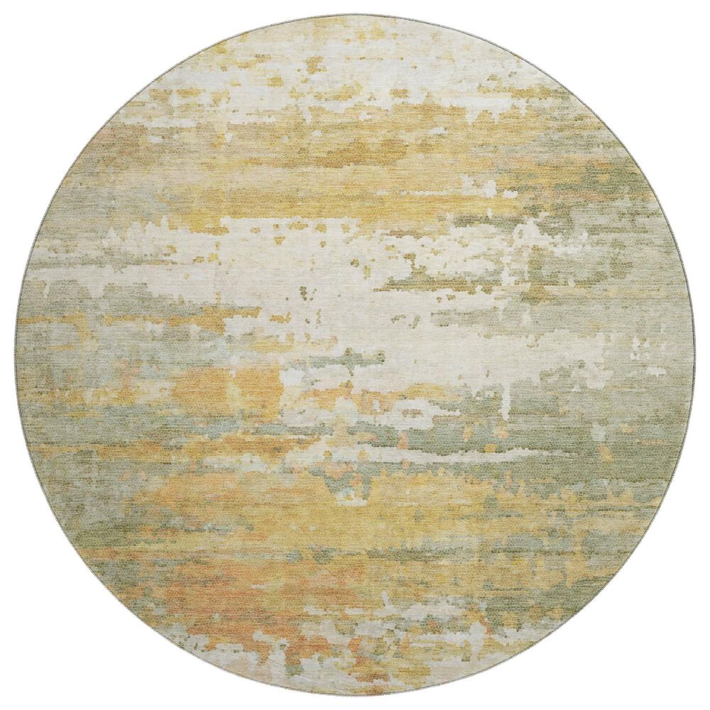 Dalyn Rug Company Lumara Aloe 8" Round Indoor/Outdoor Area Rug, , large