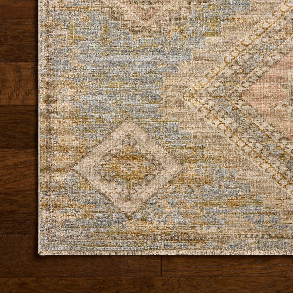 Loloi Elora Sky and Multicolor 6'3" x 9'6" Area Rug, , large