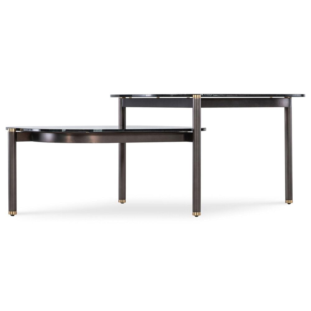 Hooker Furniture Grayson Tiered Coffee Table in Black and Gold, , large