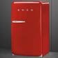 SMEG 4.48 Cu. Ft. Freestanding Compact Refrigerator with Right Hinge in Red, , large